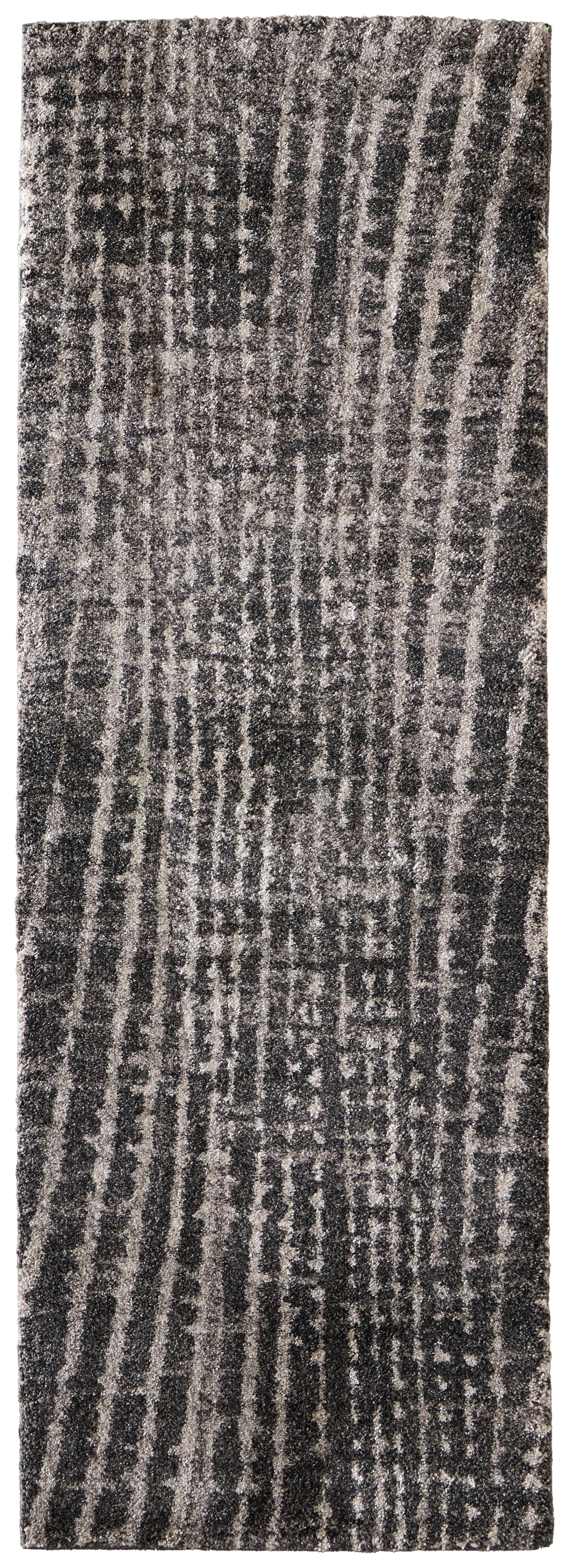 Skyview Modern/Industrial/Bohemian & Eclectic Black/Gray/Ivory Runner  Feizy Rugs Small Parcel,Feizy Rugs,Skyview,Black/Gray/Ivory,2'6" x 7'3",Runner,Polypropylene,Modern/Industrial/Bohemian & Eclectic,Turkey