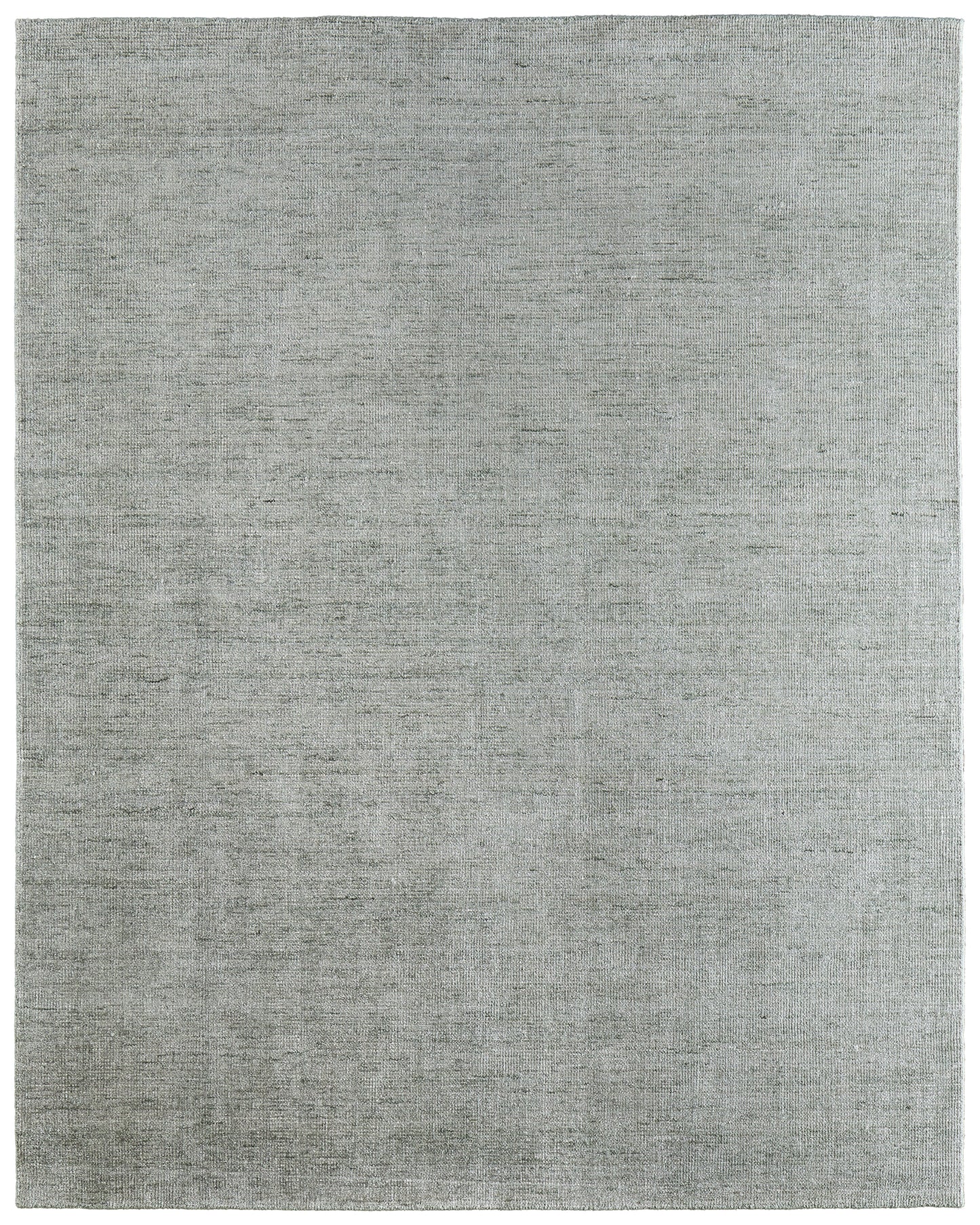 Fleetwood Modern/Casual Solid Green/Ivory - Feizy Rug