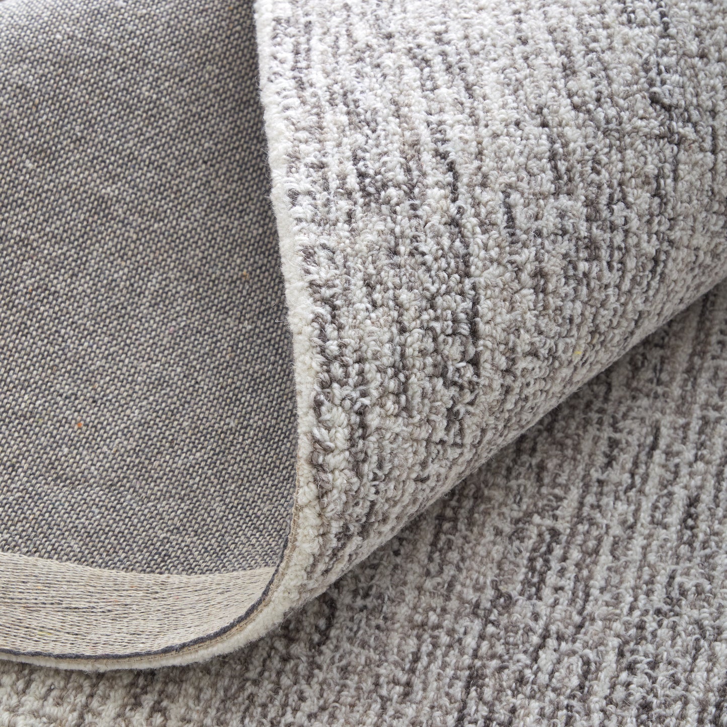 Freemont Modern/Industrial Distressed/Solid Gray - Feizy Rug