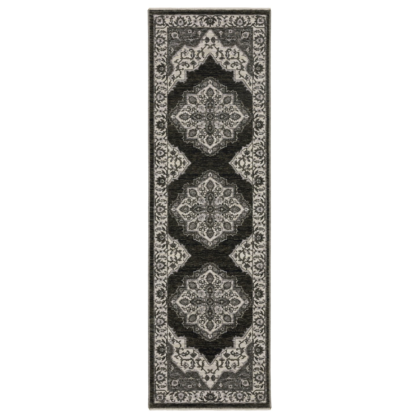 CHAMBERLAIN CH05C Charcoal Rug - ORIENTAL WEAVERS