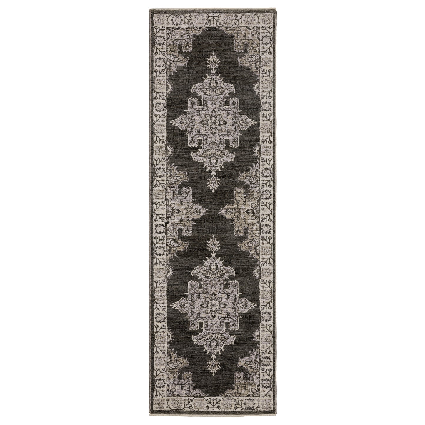 CHAMBERLAIN CH08B Grey Rug - ORIENTAL WEAVERS