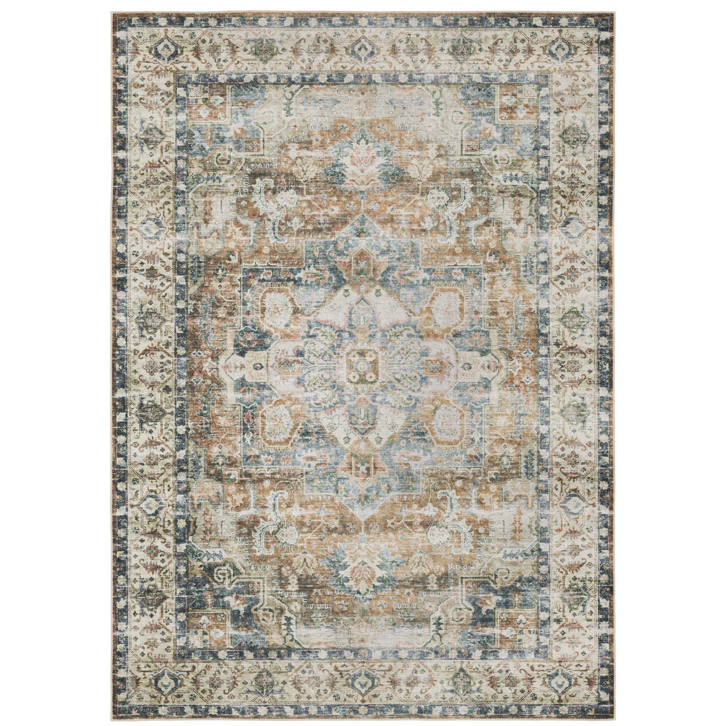 CHARLESTON CHA02 Blue Rug - ORIENTAL WEAVERS