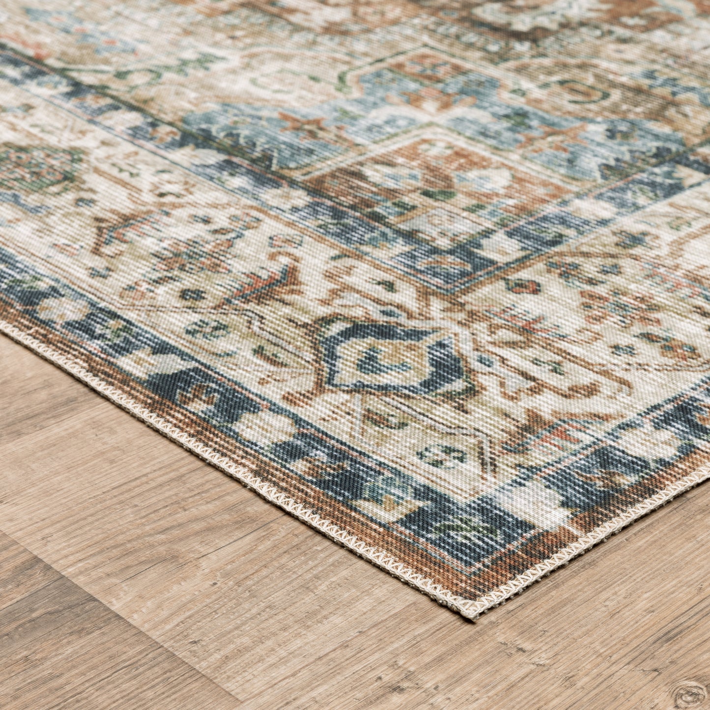 CHARLESTON CHA02 Blue Rug - ORIENTAL WEAVERS