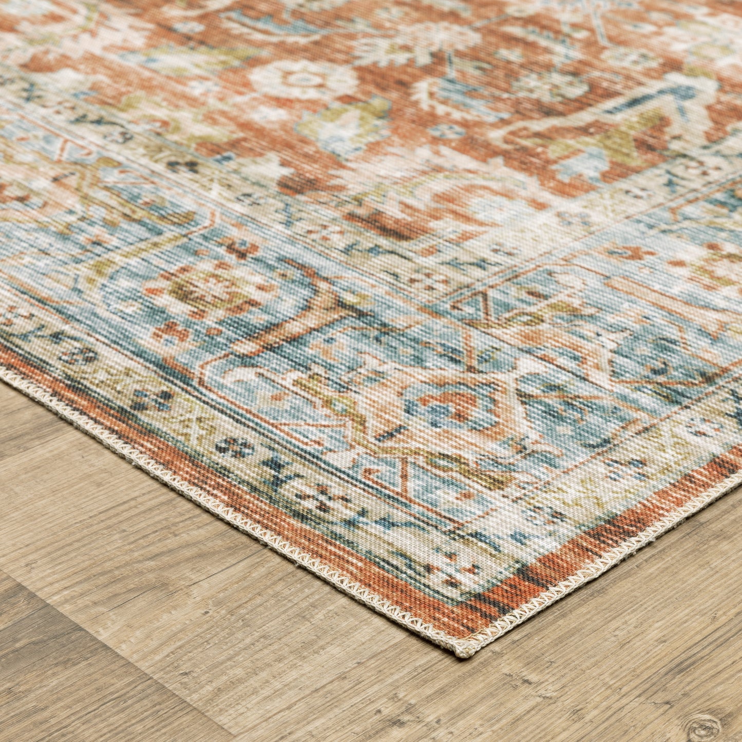 CHARLESTON CHA04 Rust Rug - ORIENTAL WEAVERS