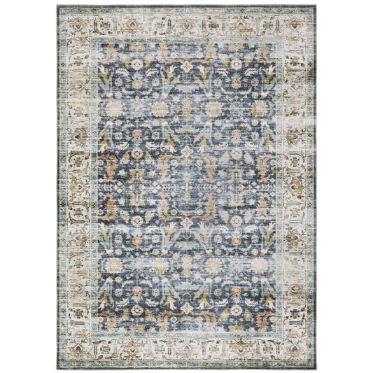 CHARLESTON CHA05 Blue Rug - ORIENTAL WEAVERS