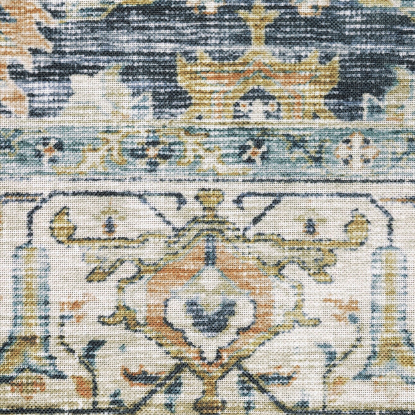 CHARLESTON CHA05 Blue Rug - ORIENTAL WEAVERS