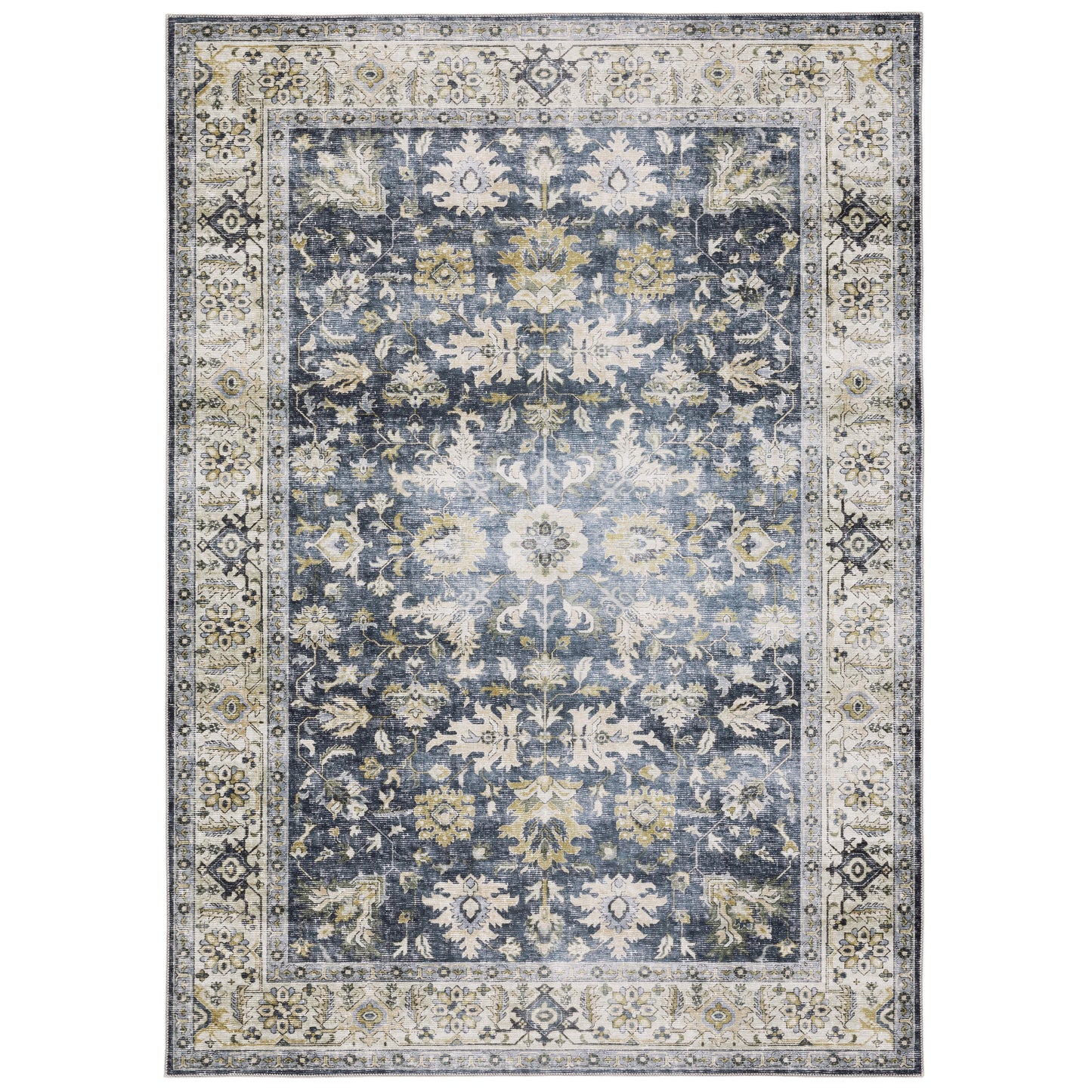 CHARLESTON CHA08 Blue Rug - ORIENTAL WEAVERS