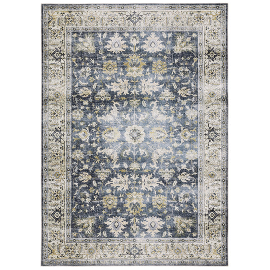 CHARLESTON CHA08 Blue Rug - ORIENTAL WEAVERS
