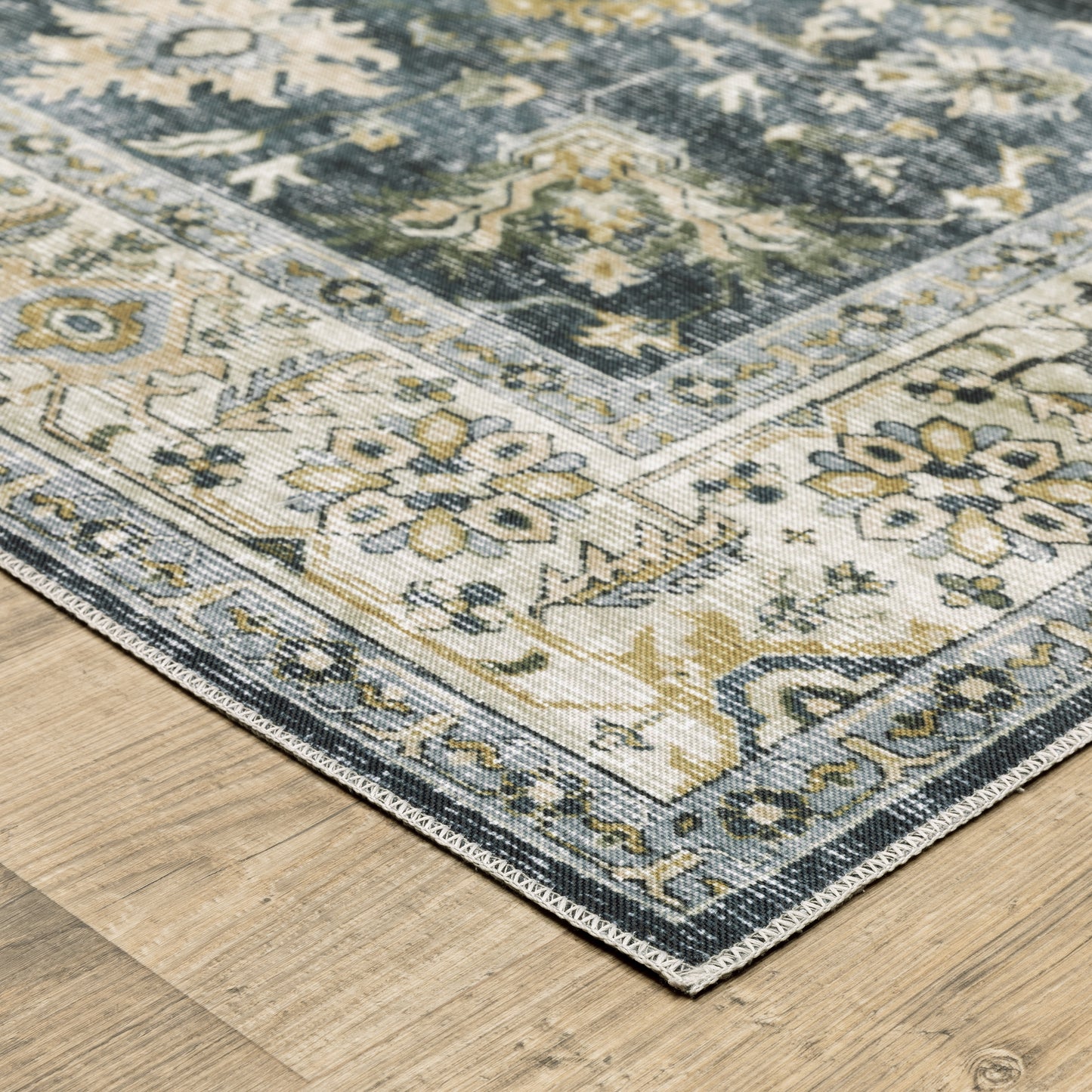 CHARLESTON CHA08 Blue Rug - ORIENTAL WEAVERS