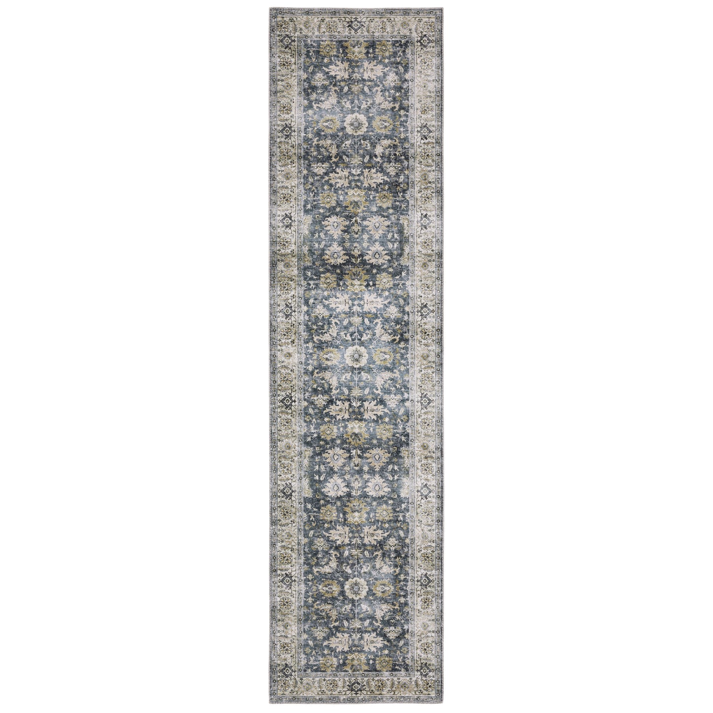 CHARLESTON CHA08 Blue Rug - ORIENTAL WEAVERS