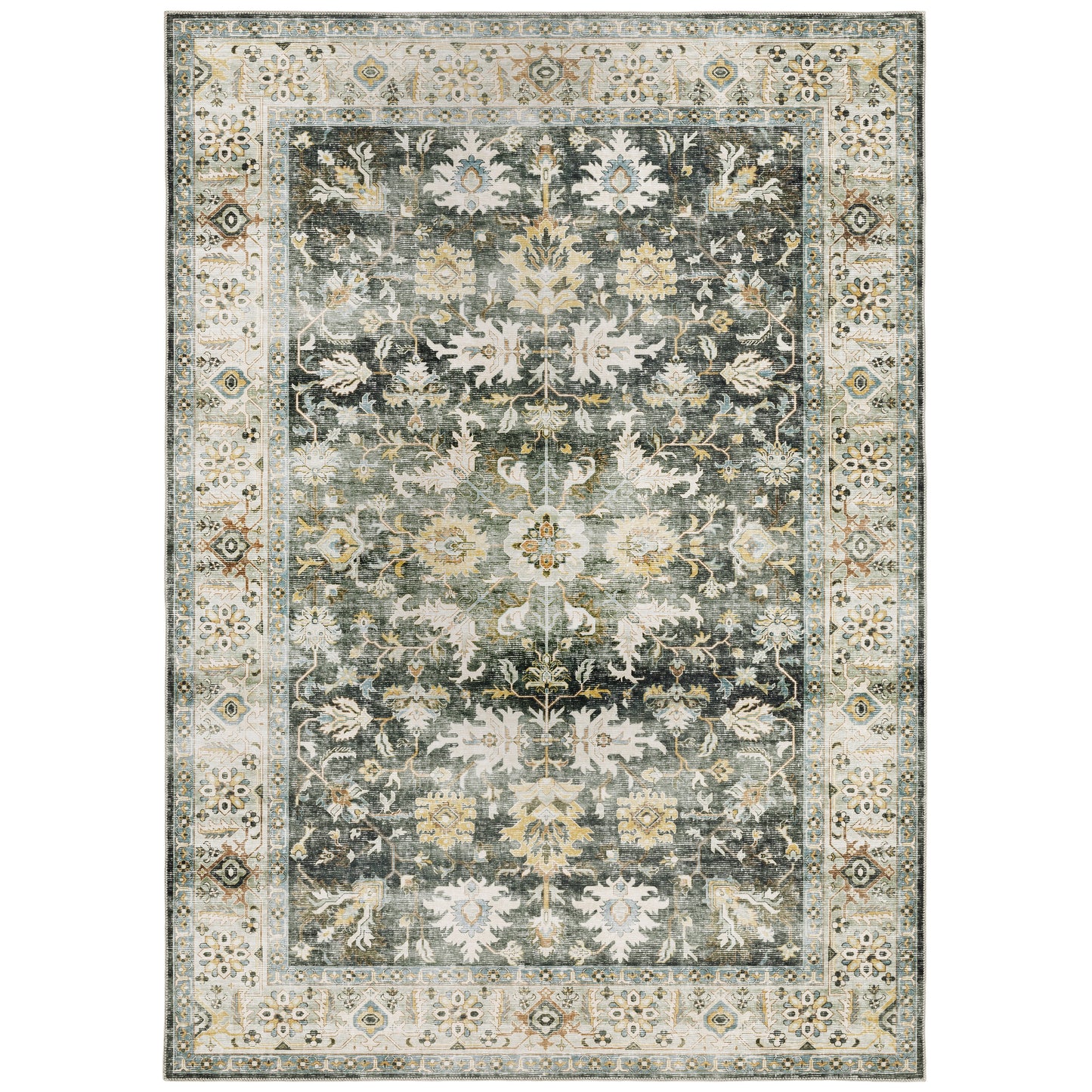 CHARLESTON CHA09 Charcoal Rug - ORIENTAL WEAVERS