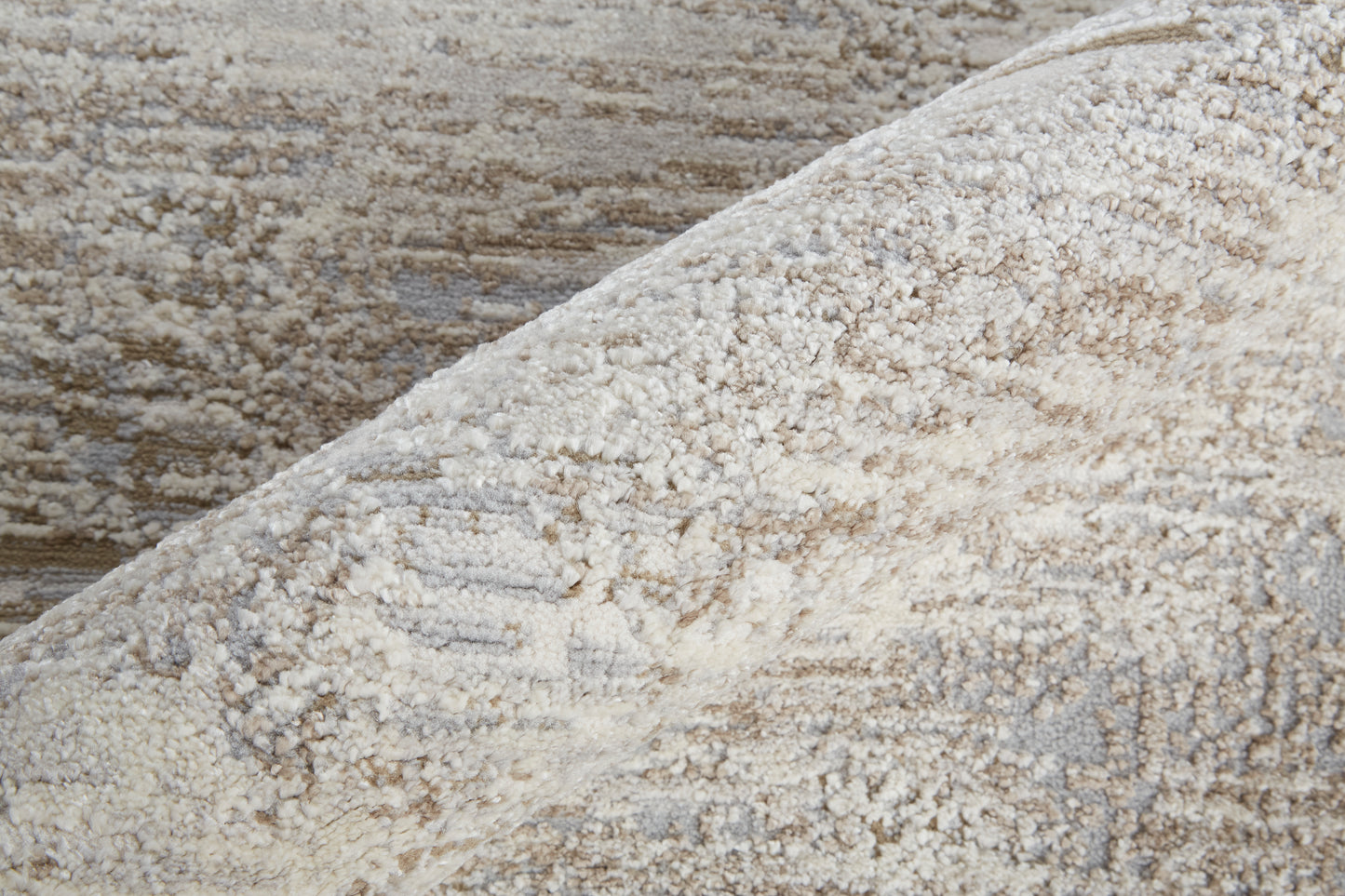 Vancouver Modern/Industrial Ivory/Gray/Tan Area Rug