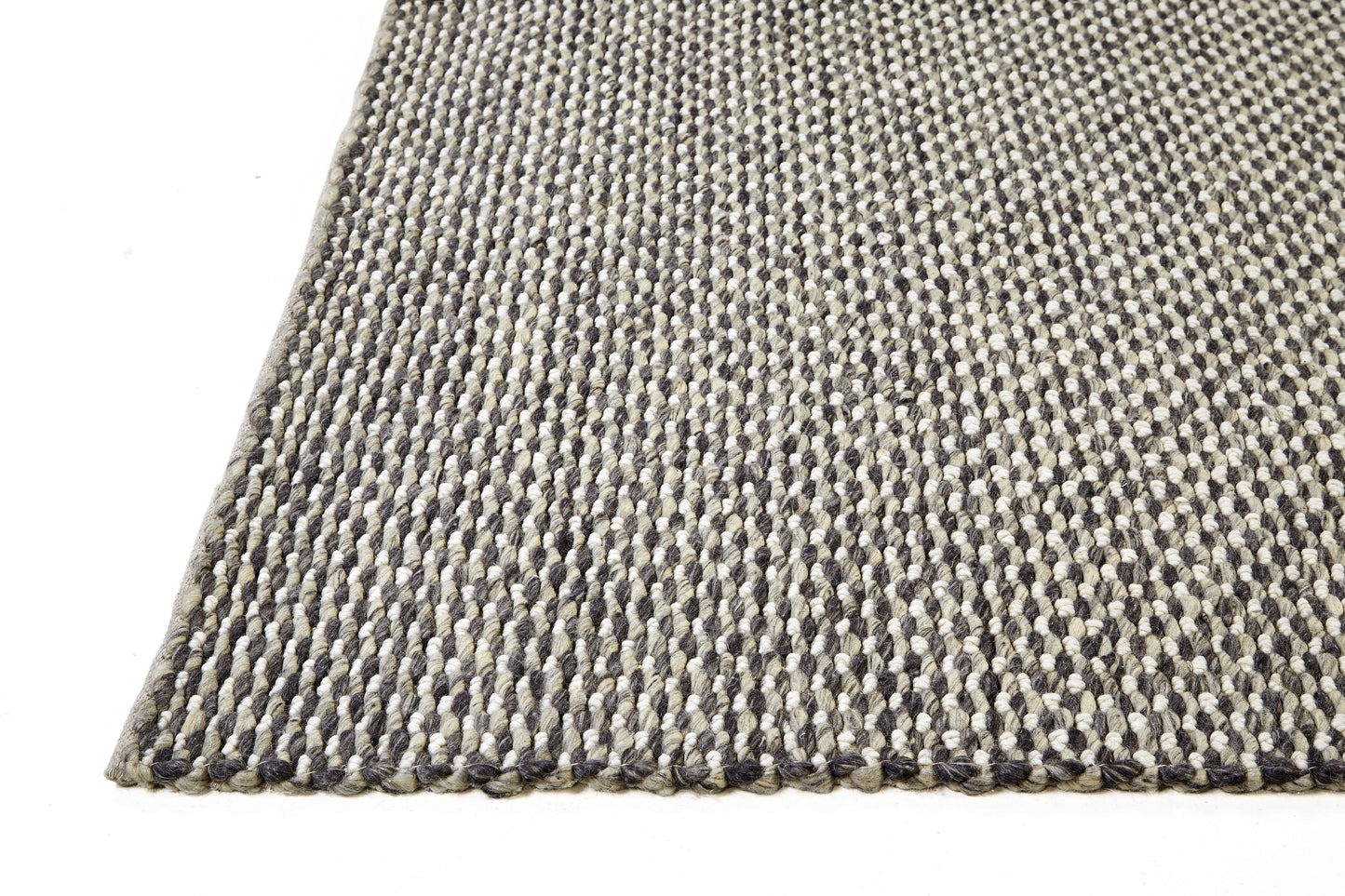 Berkeley Transitional/Scandinavian Solid Gray/Ivory - Feizy Rug