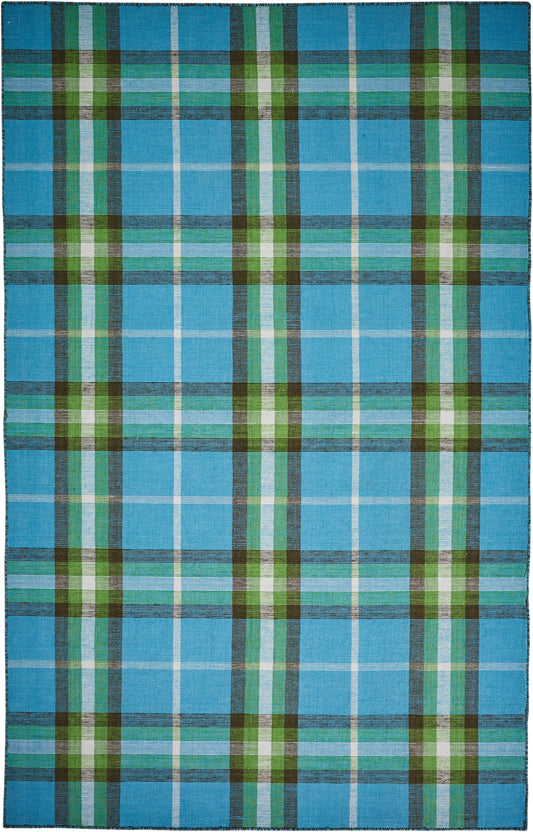 Crosby Transitional/Rustic Plaid Blue/Green/Black - Feizy Rug