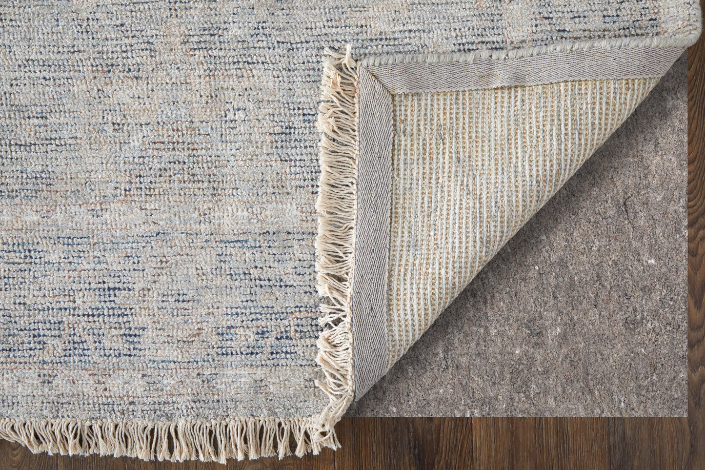 Caldwell Transitional/Bohemian & Eclectic/Casual Distressed/Bordered/Medallion Gray/Blue/Taupe - Feizy Rug