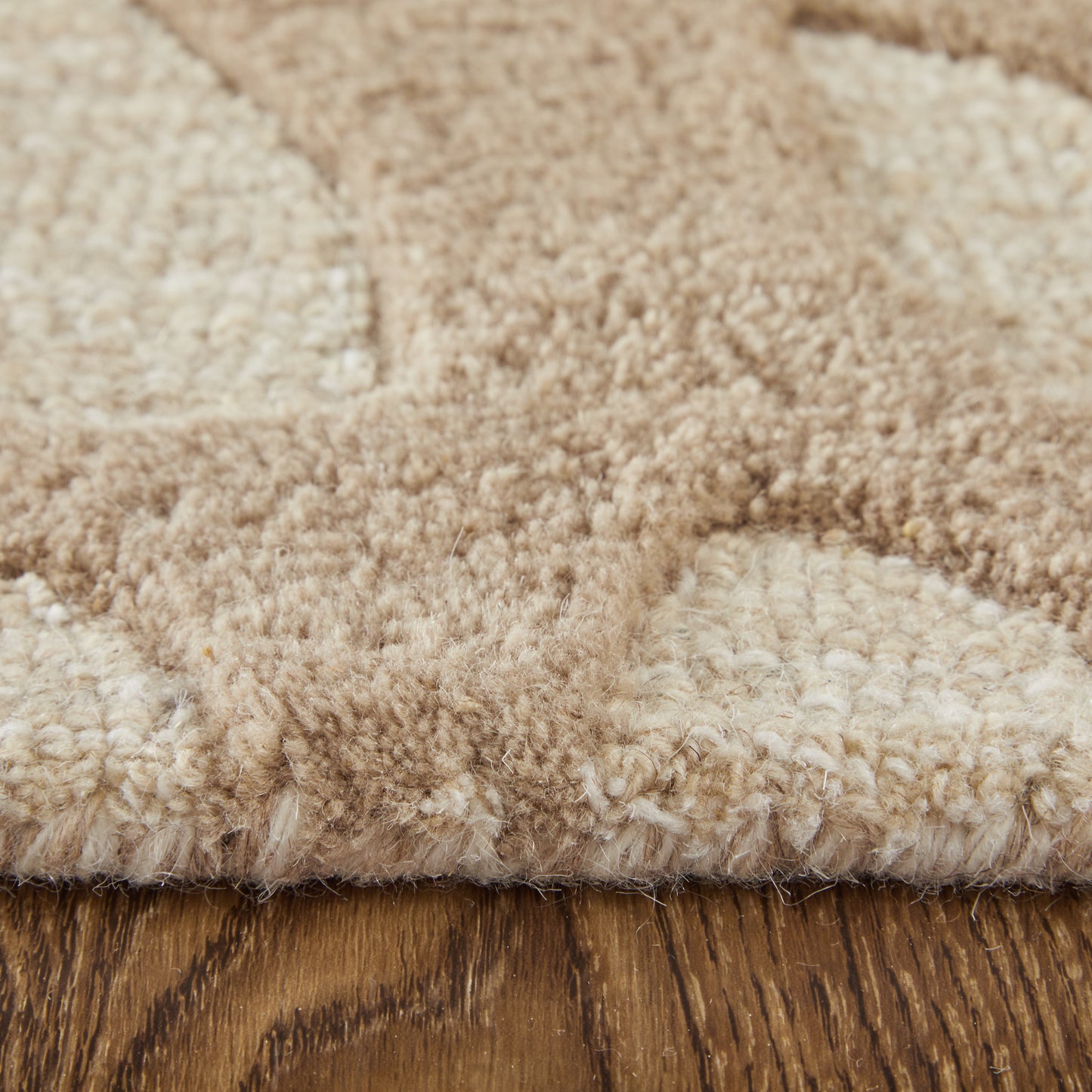 Kimball Transitional/Bohemian & Eclectic Abstract/Geometric Ivory/Brown/Tan - Feizy Rug
