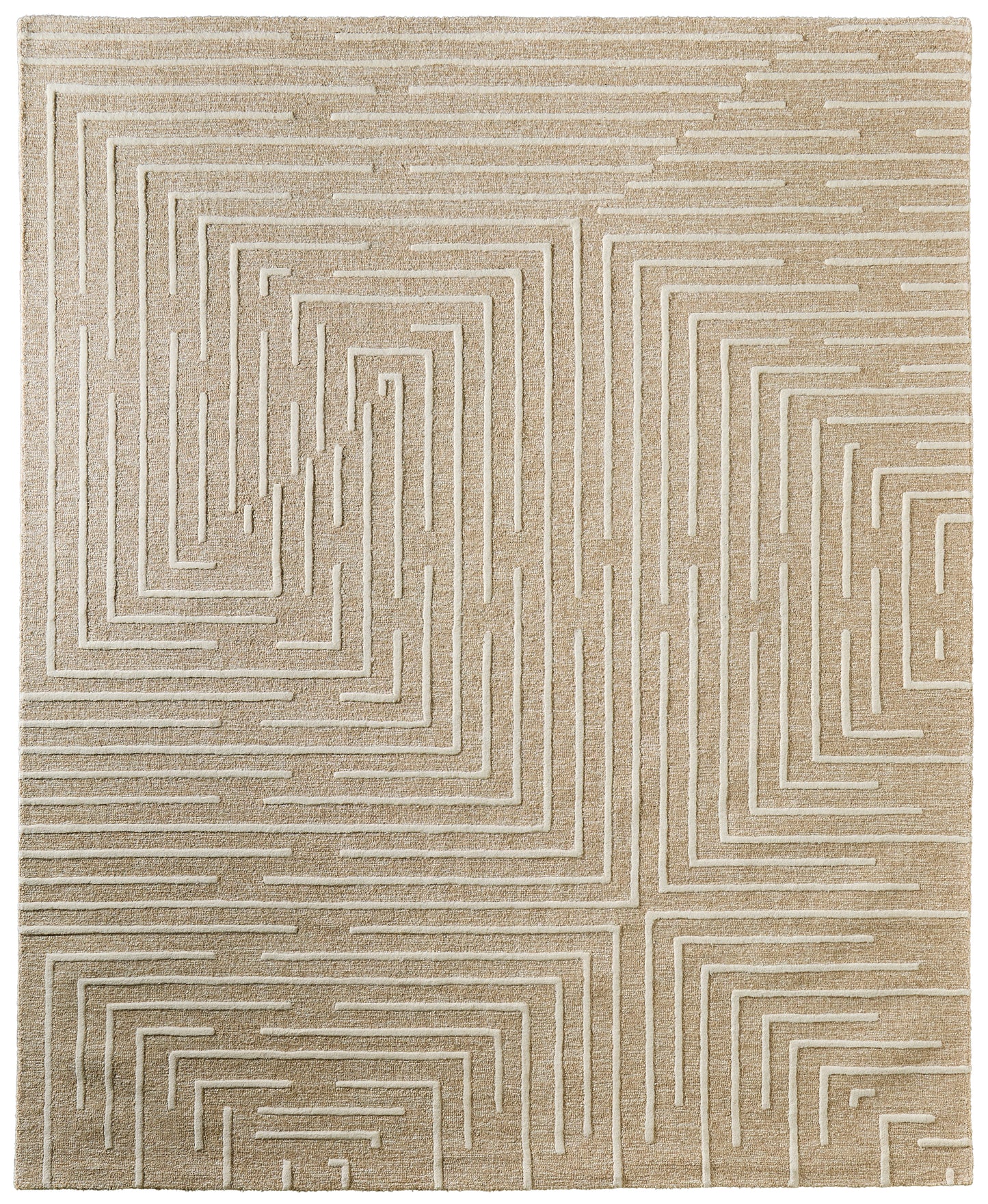 Fenner Transitional/Farmhouse/Casual Taupe/Ivory Accent Rug  Feizy Rugs Small Parcel,Feizy Rugs,Fenner,Taupe/Ivory,2' x 3',Accent Rug,Wool,Transitional/Farmhouse/Casual,India