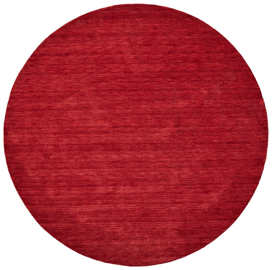 Luna Modern/Casual Red Round Rug