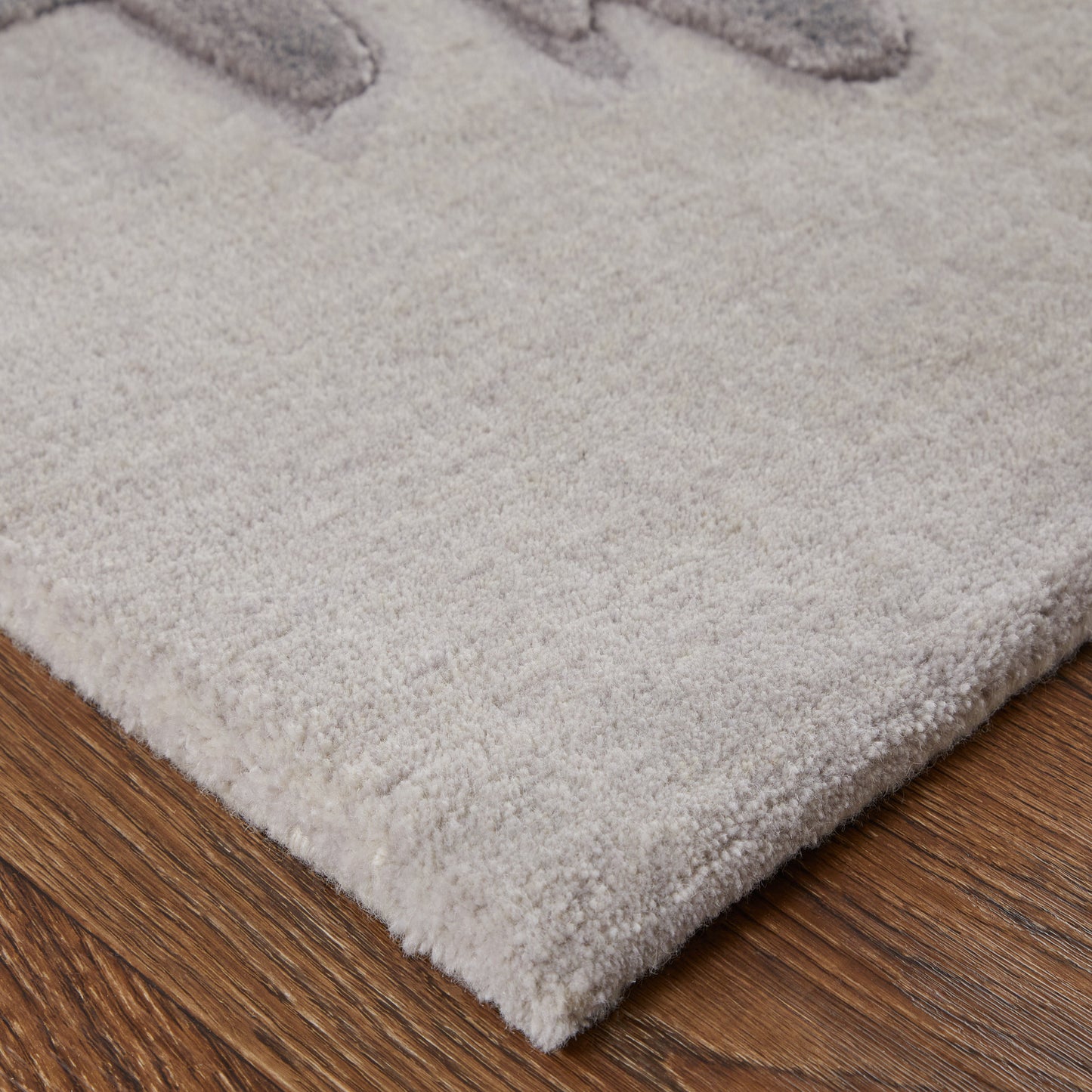 Anya Transitional/Industrial/Casual Abstract/Watercolor Ivory/Gray/Taupe - Feizy Rug