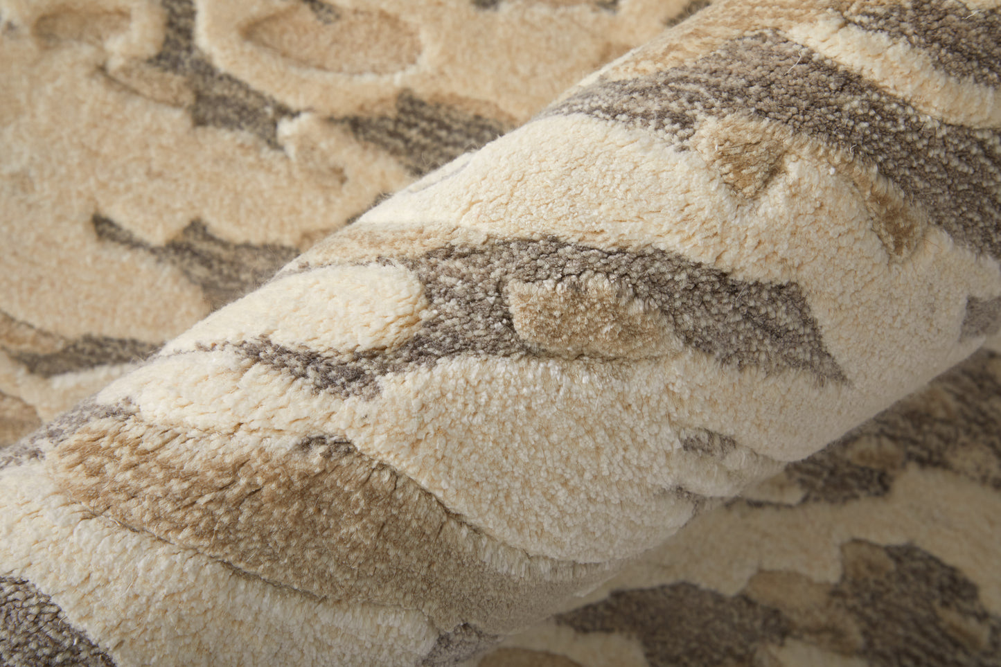 Braden Modern/Industrial/Casual Abstract/Watercolor Tan/Taupe - Feizy Rug