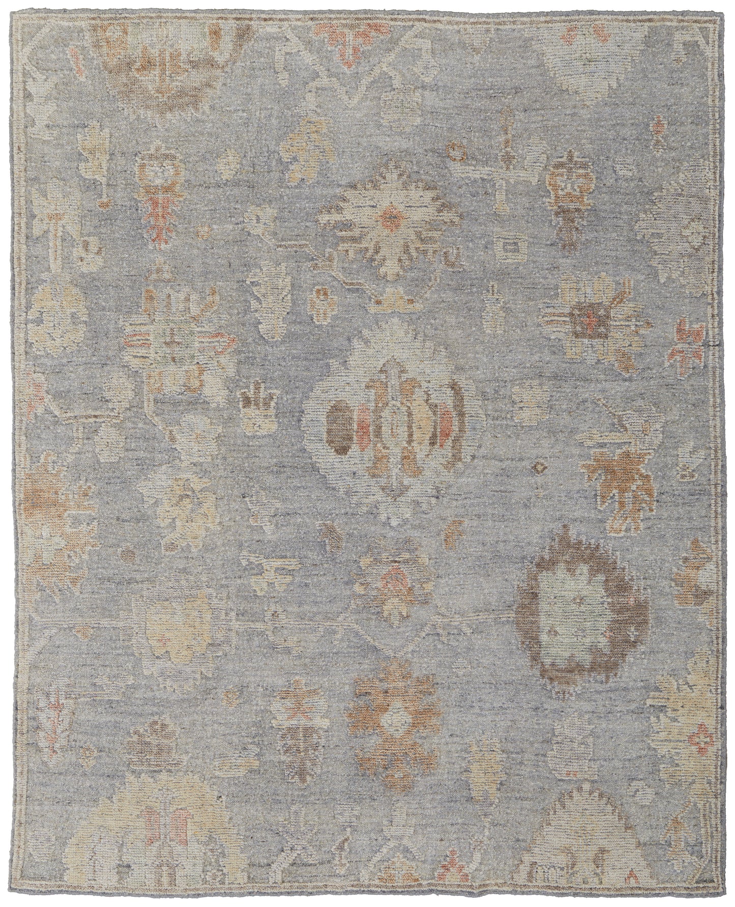 Grafton Transitional/Craftsman/Bohemian & Eclectic Floral & Botanical Blue/Gray/Yellow - Feizy Rug