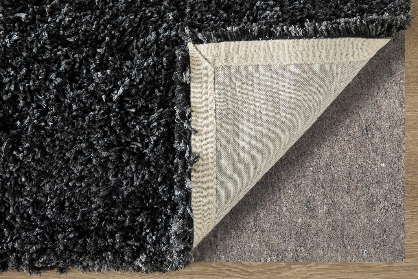 Stoneleigh Modern/Luxury & Glam/Casual Solid Black/Gray - Feizy Rug