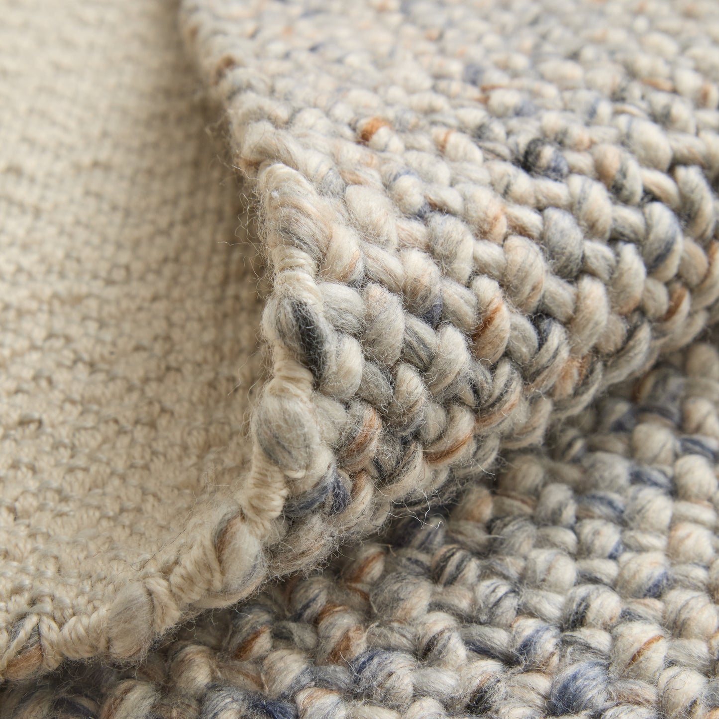 Naples Transitional/Casual/Nautical & Coastal Solid/Stripes Ivory/Tan/Gray - Feizy Rug