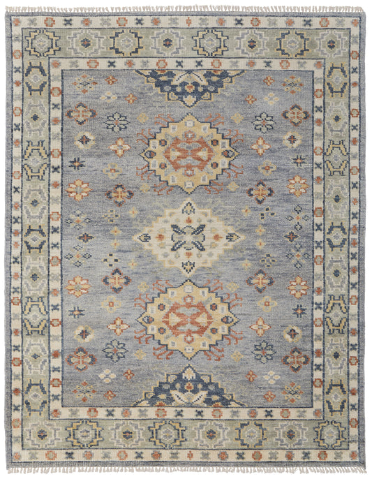Fillmore Transitional/Bohemian & Eclectic/Craftsman Blue/Taupe/Gray Area Rug