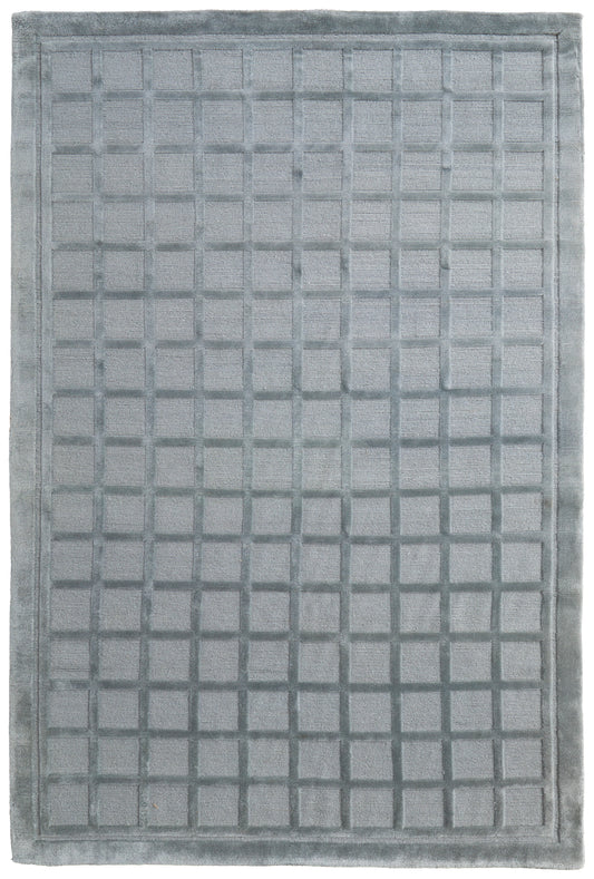 Channels Modern/Global Geometric Gray/Blue - Feizy Rug