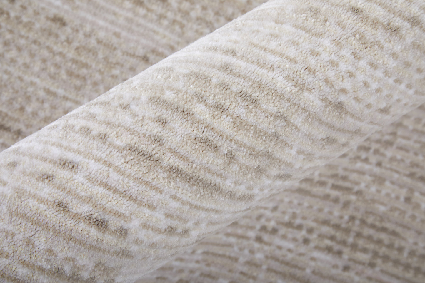 Deja Modern/Casual Solid Ivory/Silver - Feizy Rug