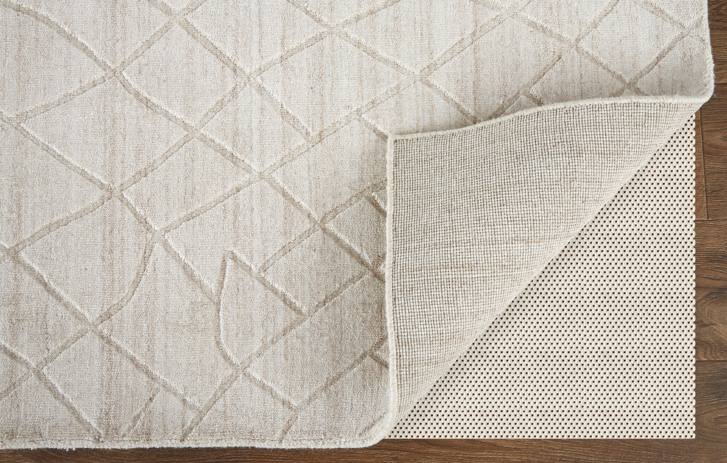 Redford Transitional/Casual/Farmhouse Ivory/Gray Area Rug