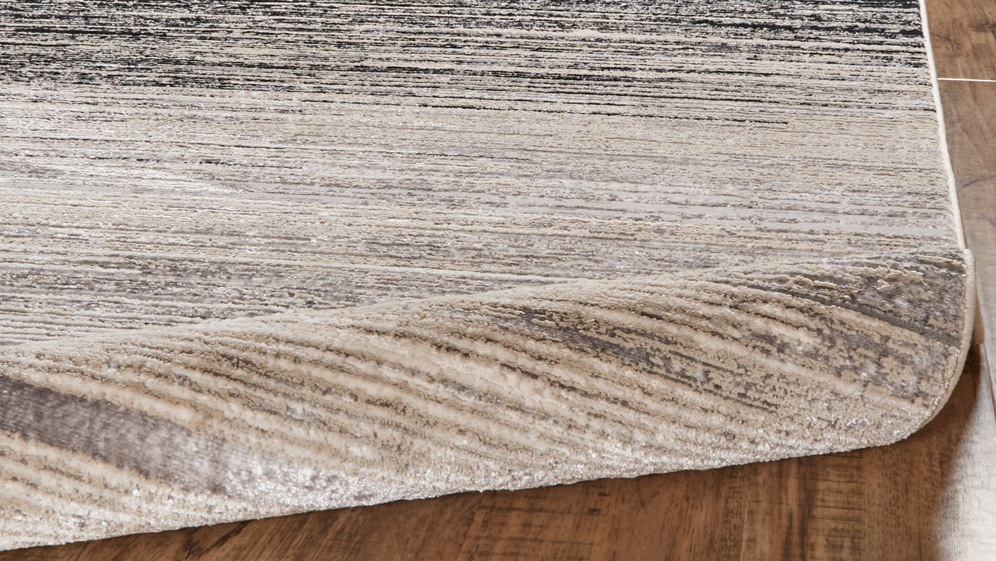 Micah Modern/Industrial Black/Gray Runner  Feizy Rugs Small Parcel,Feizy Rugs,Micah,Black/Gray,2'10" x 7'10",Runner,Polyester/Polypropylene,Modern/Industrial,Turkey