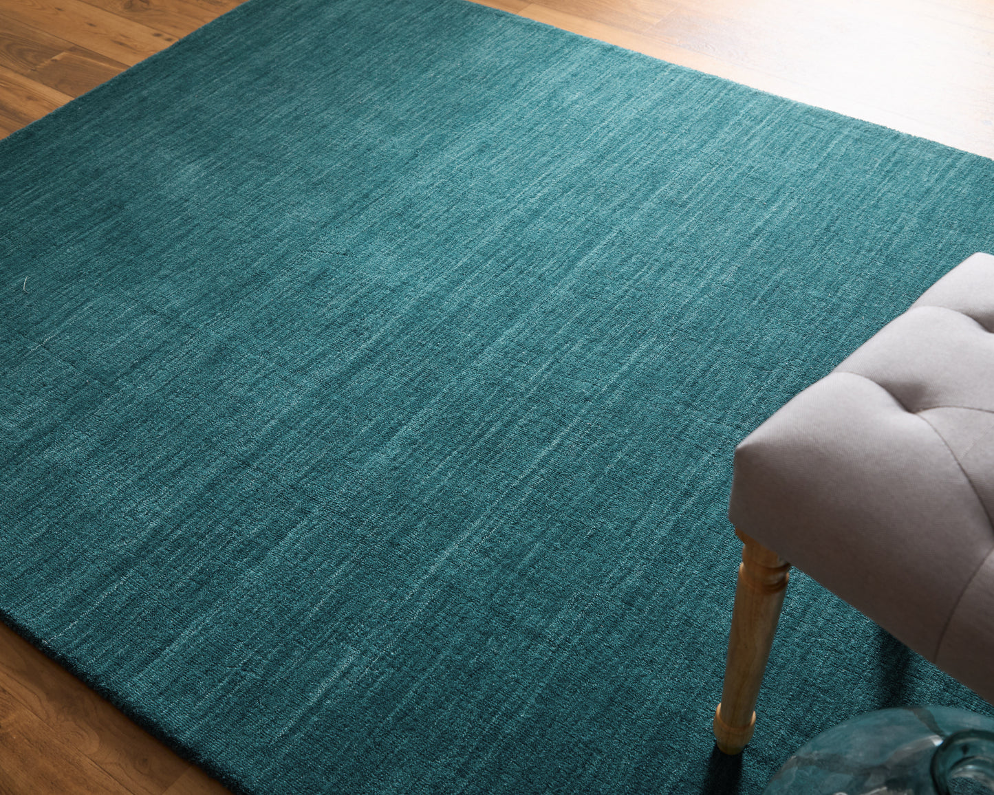 Luna Modern/Casual Blue/Green Accent Rug