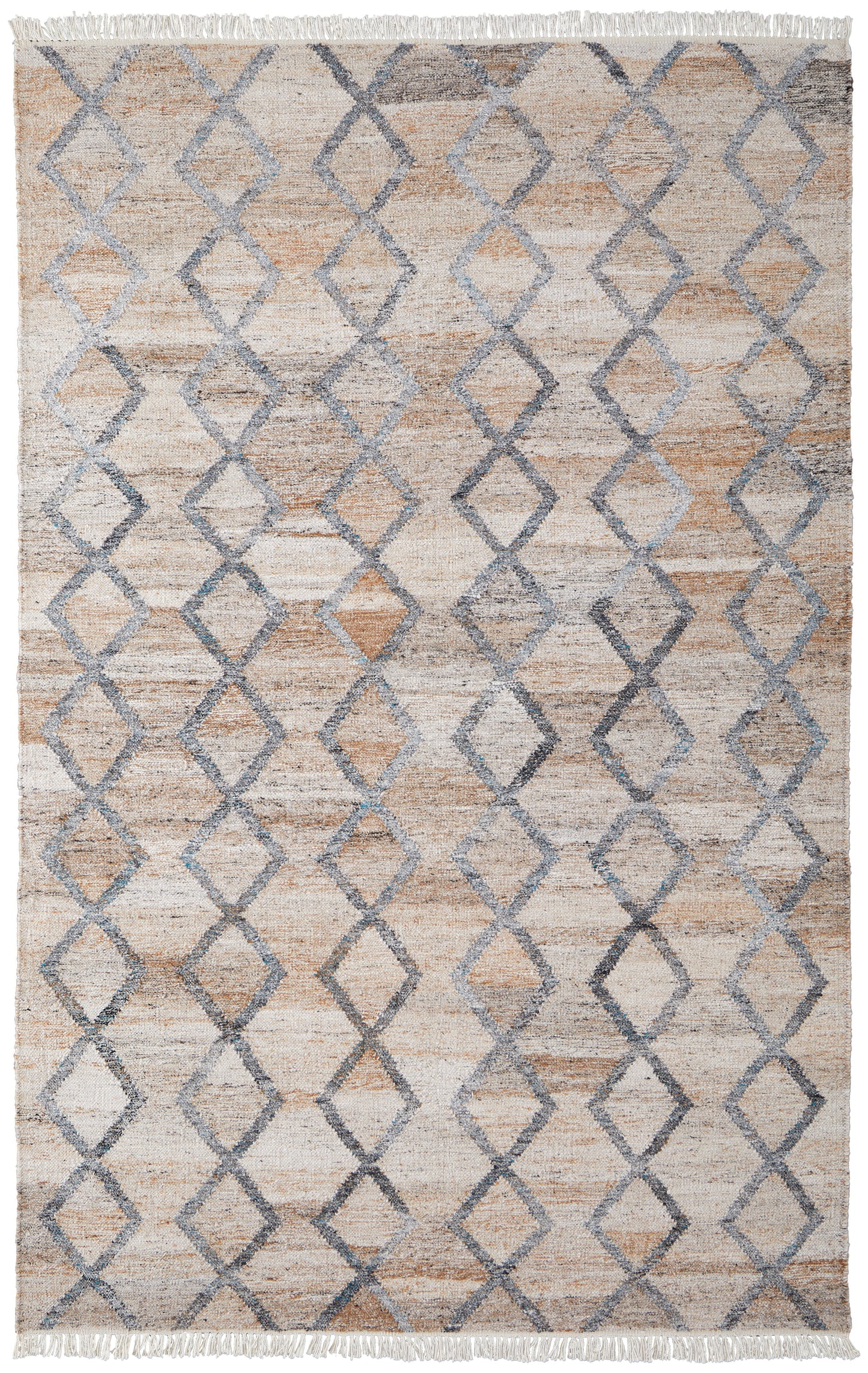 Beckett Transitional/Moroccan/Bohemian & Eclectic Gray/Ivory/Tan Accent Rug