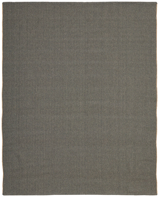Theo Modern/Casual Solid Green/Tan - Feizy Rug