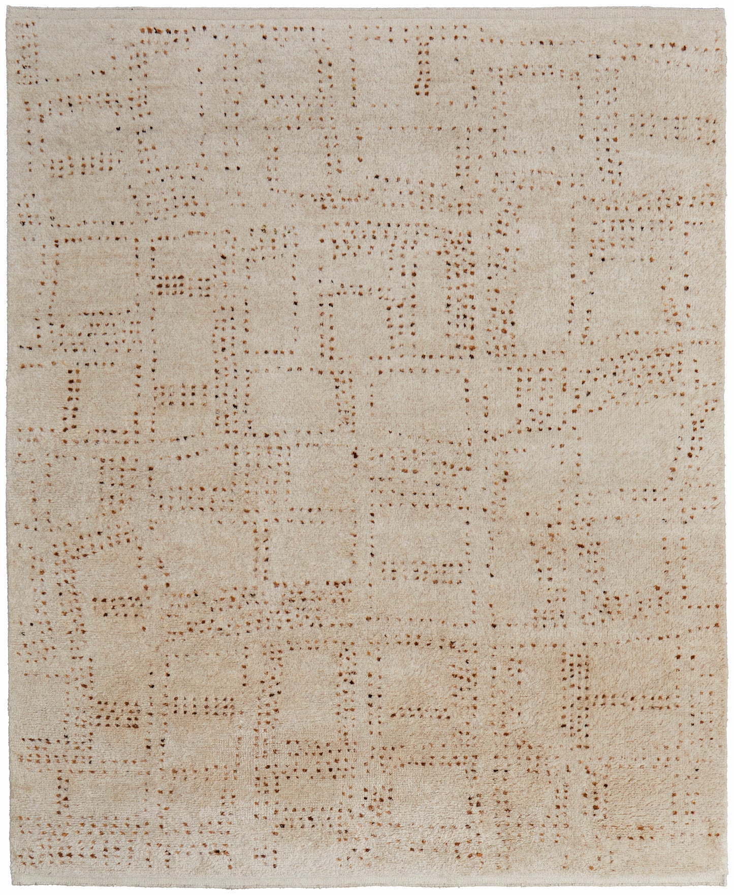 Truxel Modern/Casual Tan/Brown Area Rug