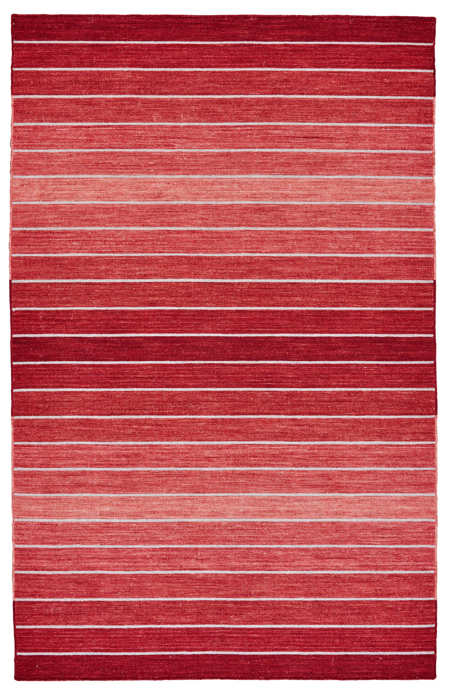 Santino Transitional/Casual/Nautical & Coastal Stripes Red - Feizy Rug