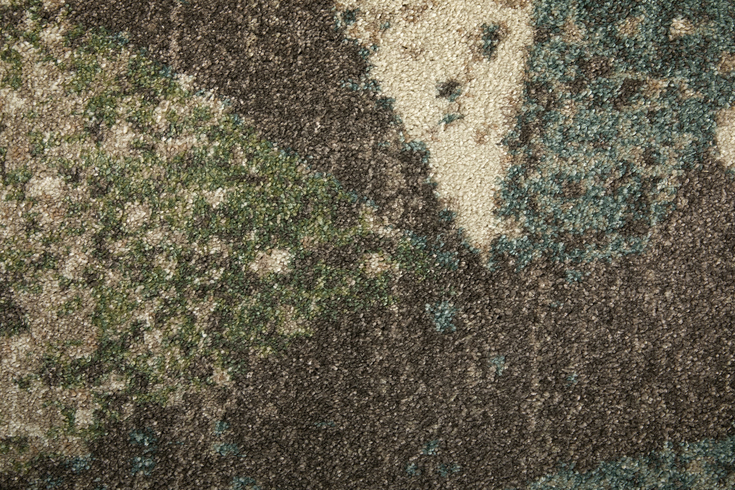 Eden Modern/Bohemian & Eclectic/Casual Color Block/Geometric/Abstract Ivory/Blue/Green - Feizy Rug