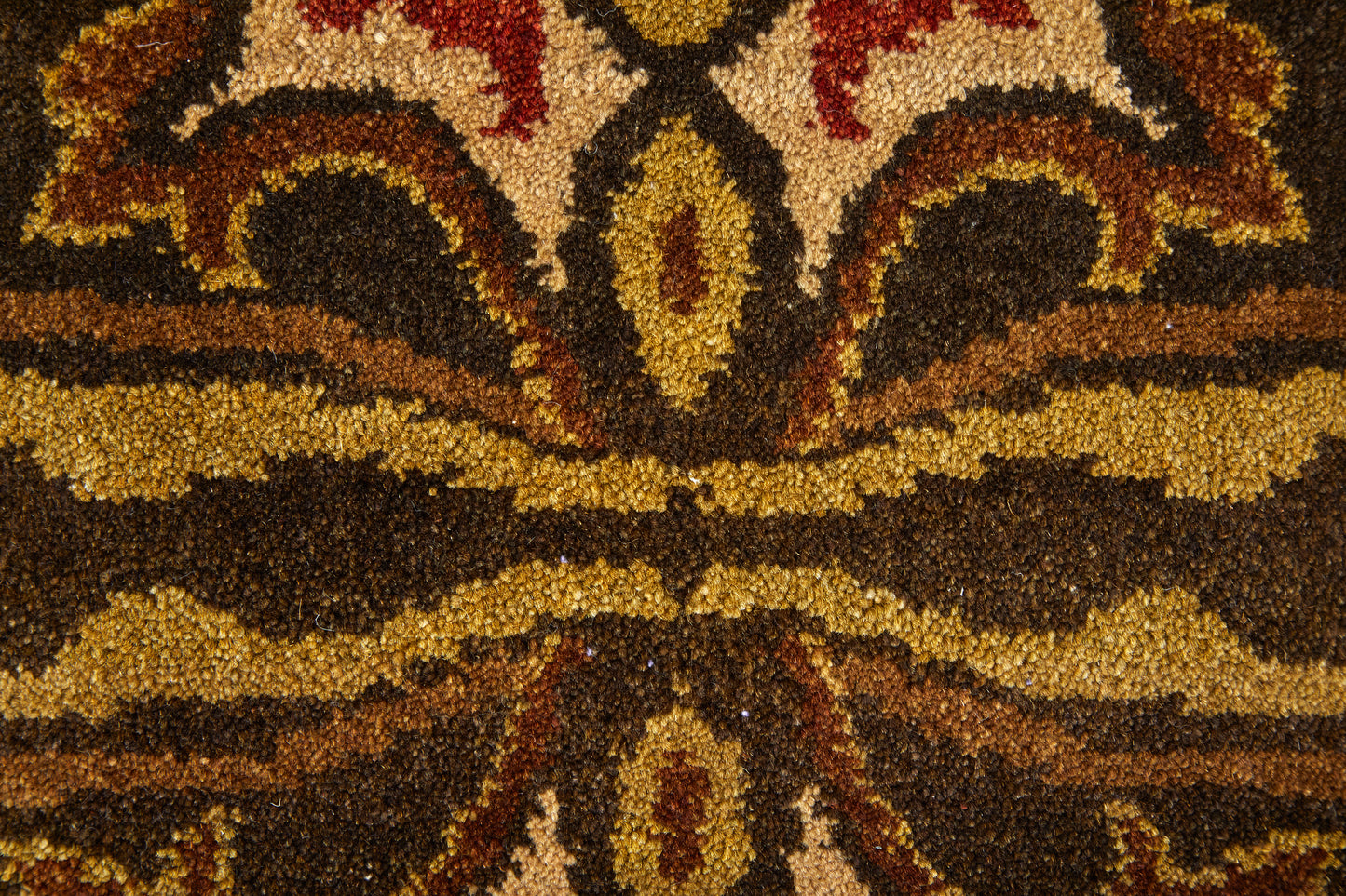 Amzad Transitional/Craftsman/Bohemian & Eclectic Ikat/Damask Brown/Red/Tan - Feizy Rug