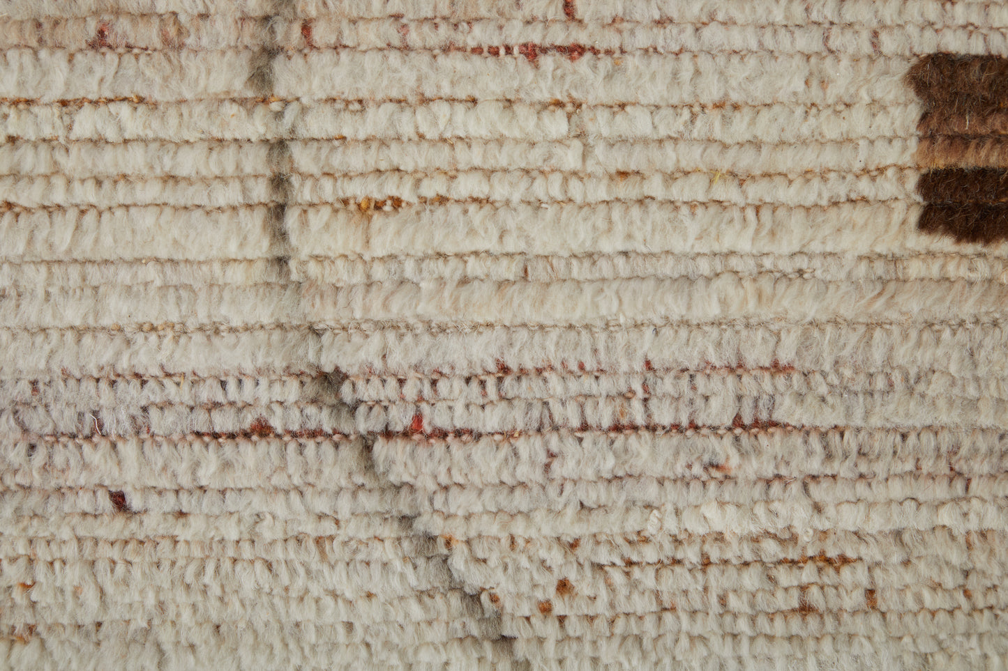 Kasbah Transitional/Casual/Bohemian & Eclectic Moroccan/Diamond/Stripes Ivory/Tan/Orange - Feizy Rug