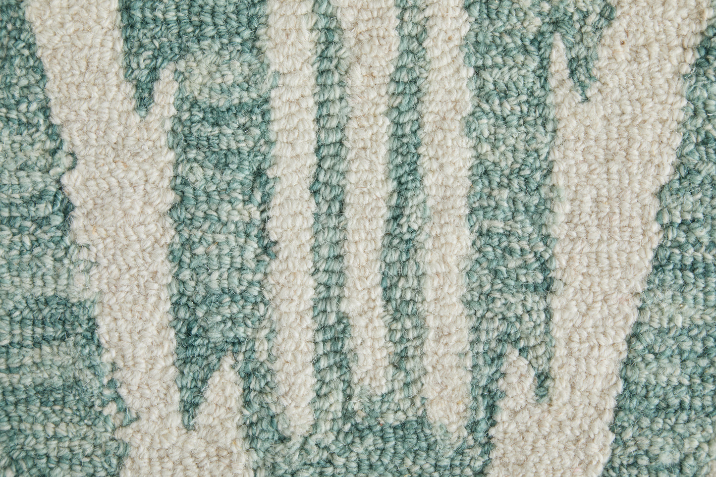 Wallace Modern/Bohemian & Eclectic/Global Chevron/Geometric Blue/White - Feizy Rug