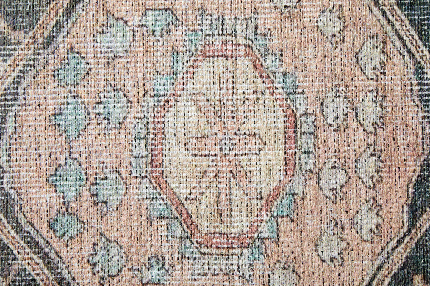 Percy Transitional/Bohemian & Eclectic/Classic Medallion/Distressed/Persian Orange/Brown/Taupe - Feizy Rug