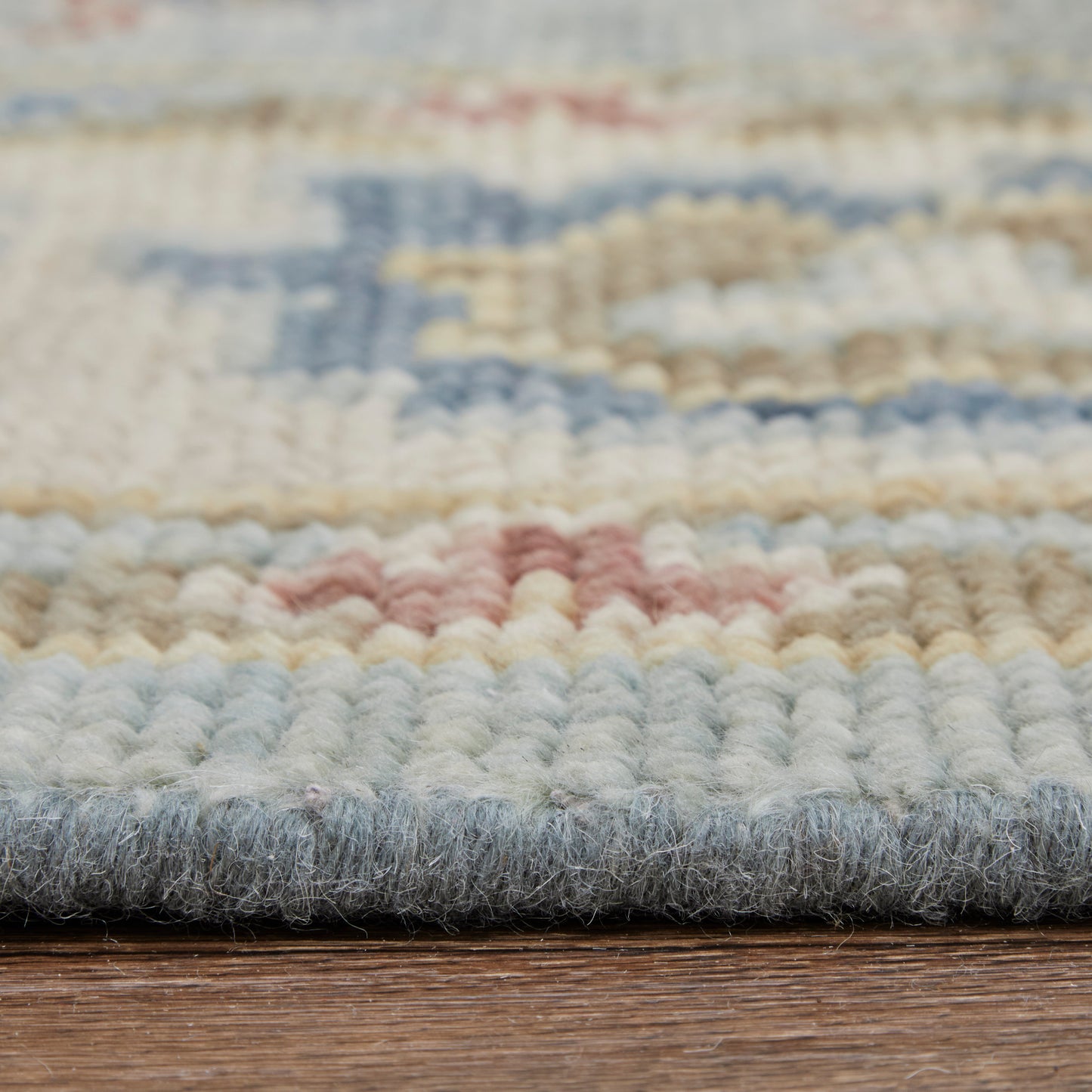 Fillmore Transitional/Bohemian & Eclectic/Craftsman Floral & Botanical/Bordered Blue/Ivory/Yellow - Feizy Rug