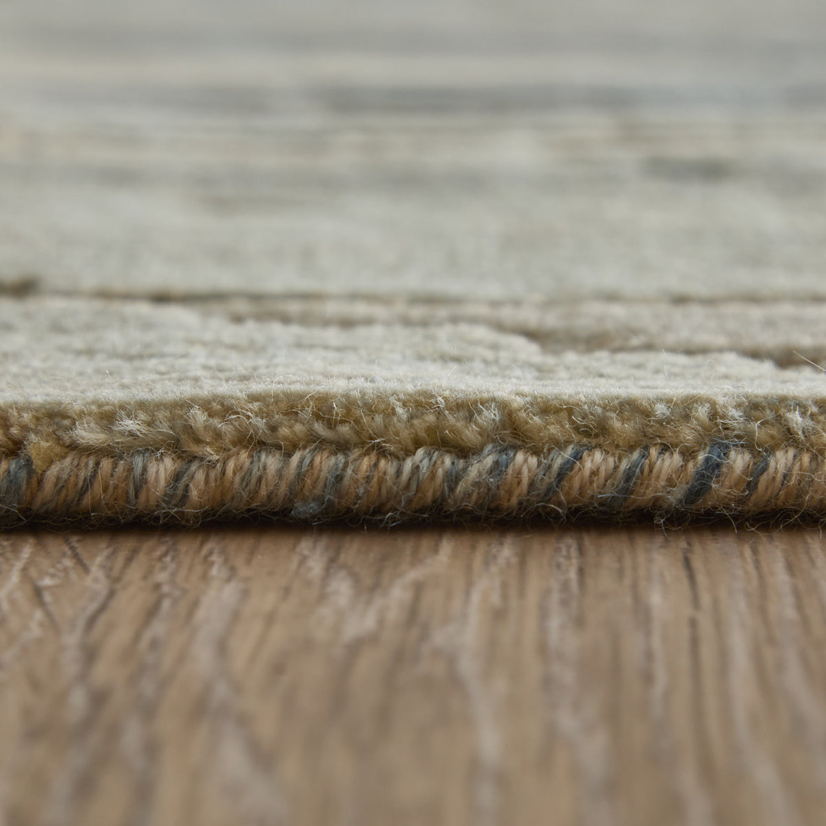 Jaxson Modern/Industrial Abstract/Watercolor Blue/Tan/Gray - Feizy Rug