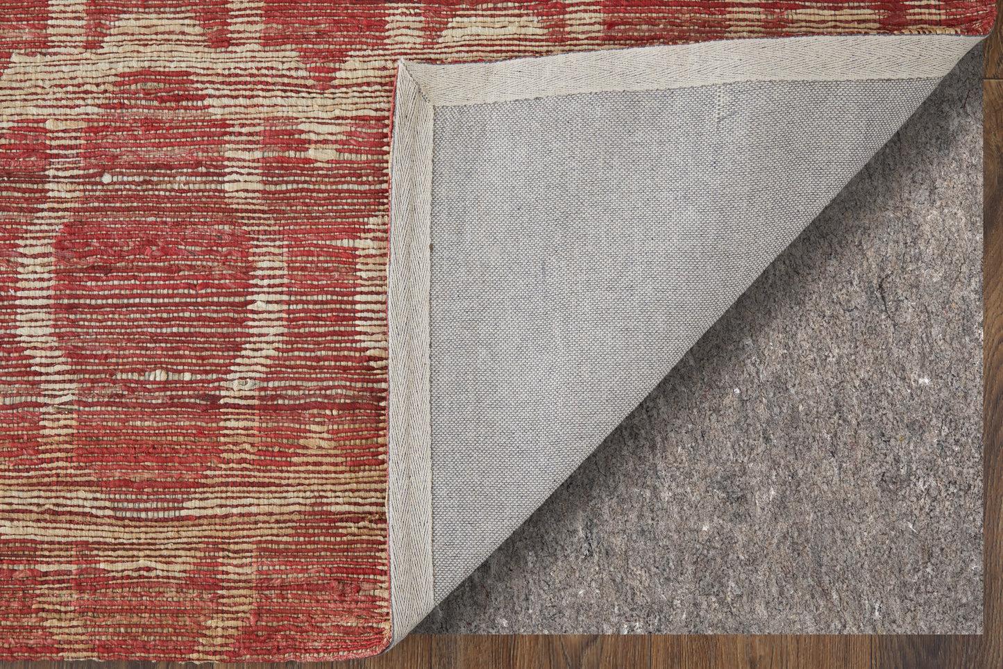 Lilliana Transitional/Bohemian & Eclectic/Casual Geometric/Ikat/Damask Red/Tan - Feizy Rug