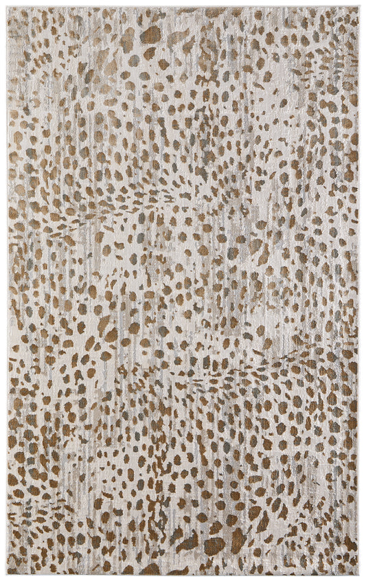 Waldor Modern/Casual/Luxury & Glam Brown/Ivory/Tan Accent Rug  Feizy Rugs Small Parcel,Feizy Rugs,Waldor,Brown/Ivory/Tan,1'8" x 2'10",Accent Rug,Polypropylene/Polyester,Modern/Casual/Luxury & Glam,Turkey