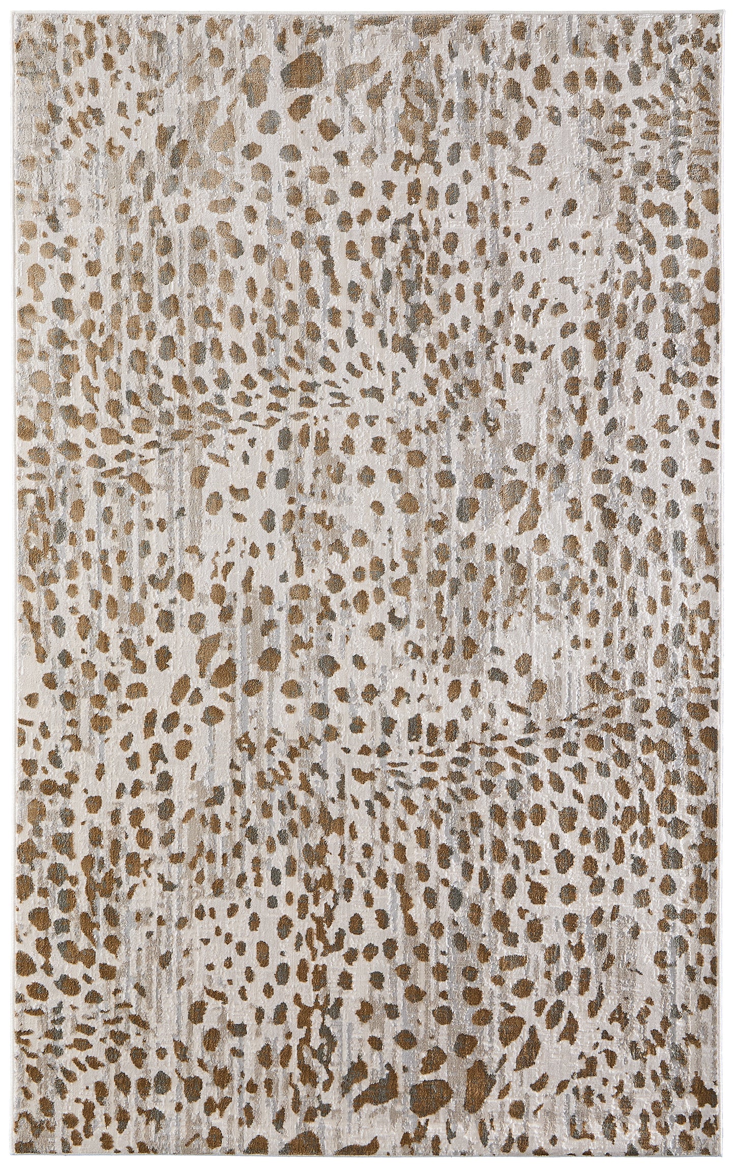 Waldor Modern/Casual/Luxury & Glam Brown/Ivory/Tan Area Rug