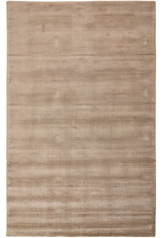 Batisse Modern/Luxury & Glam Solid Tan/Ivory/Taupe - Feizy Rug