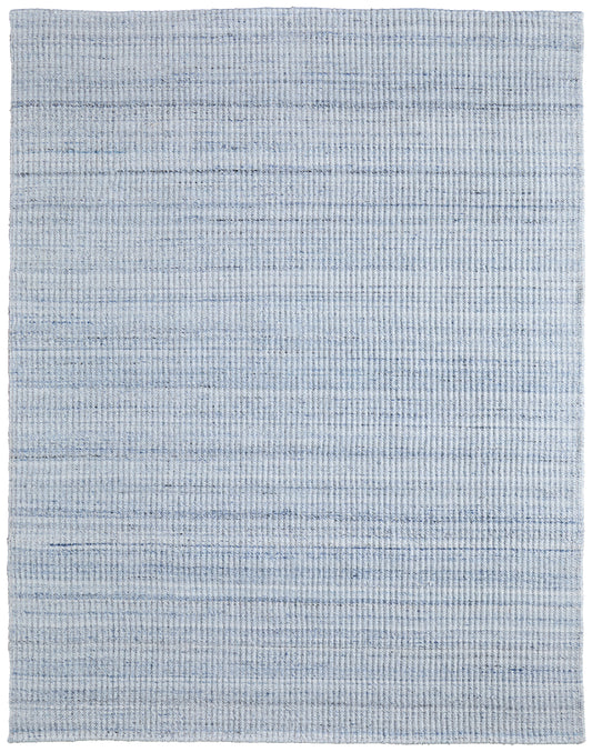 Limerick Modern/Casual Blue/White Area Rug