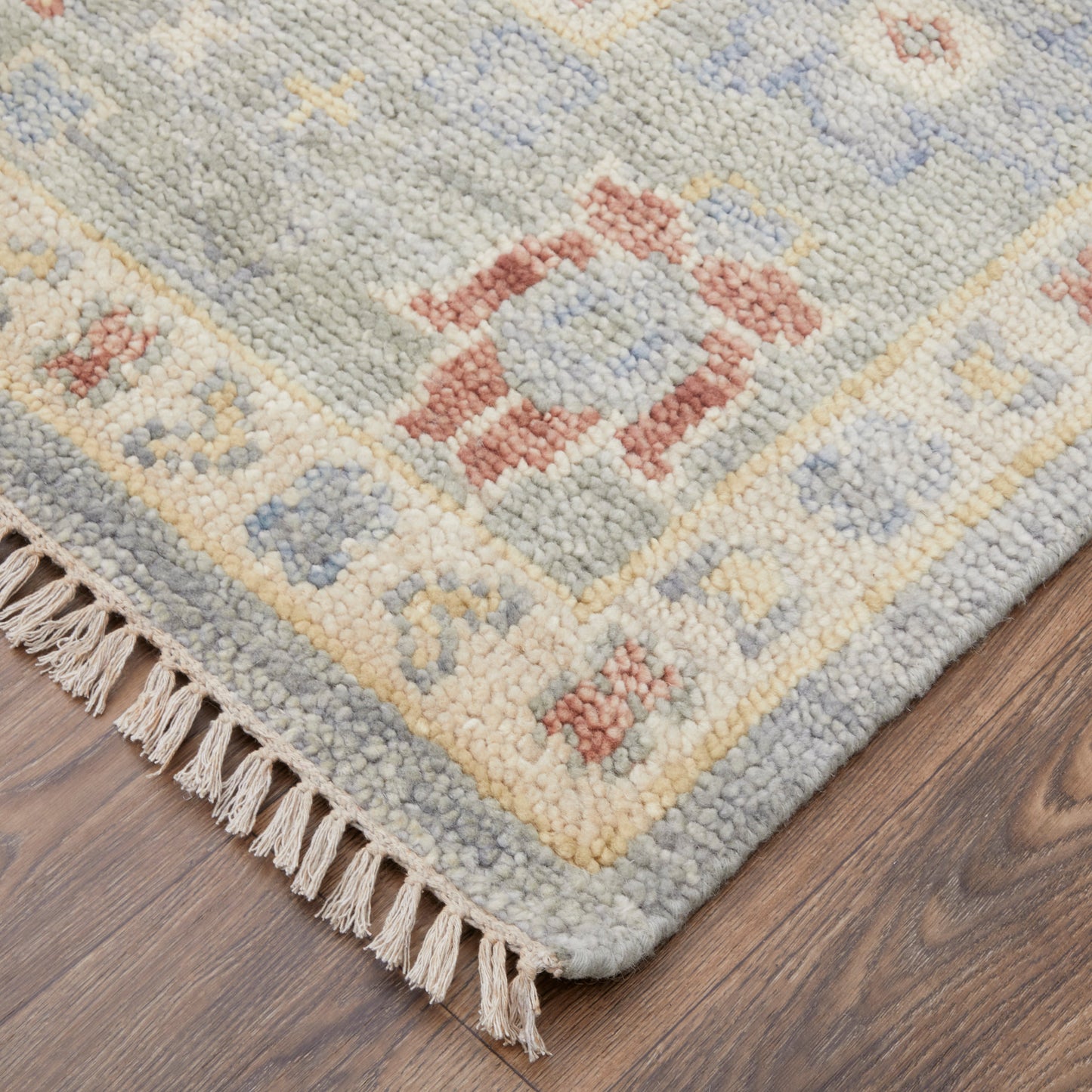Fillmore Traditional/Classic Blue/Taupe/Gray Accent Rug